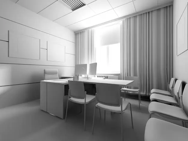 The same 3D render enhanced by AI to achieve photorealism with advanced lighting and detail.
