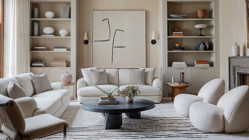 An unfurnished room in a real estate listing before using virtual staging AI.