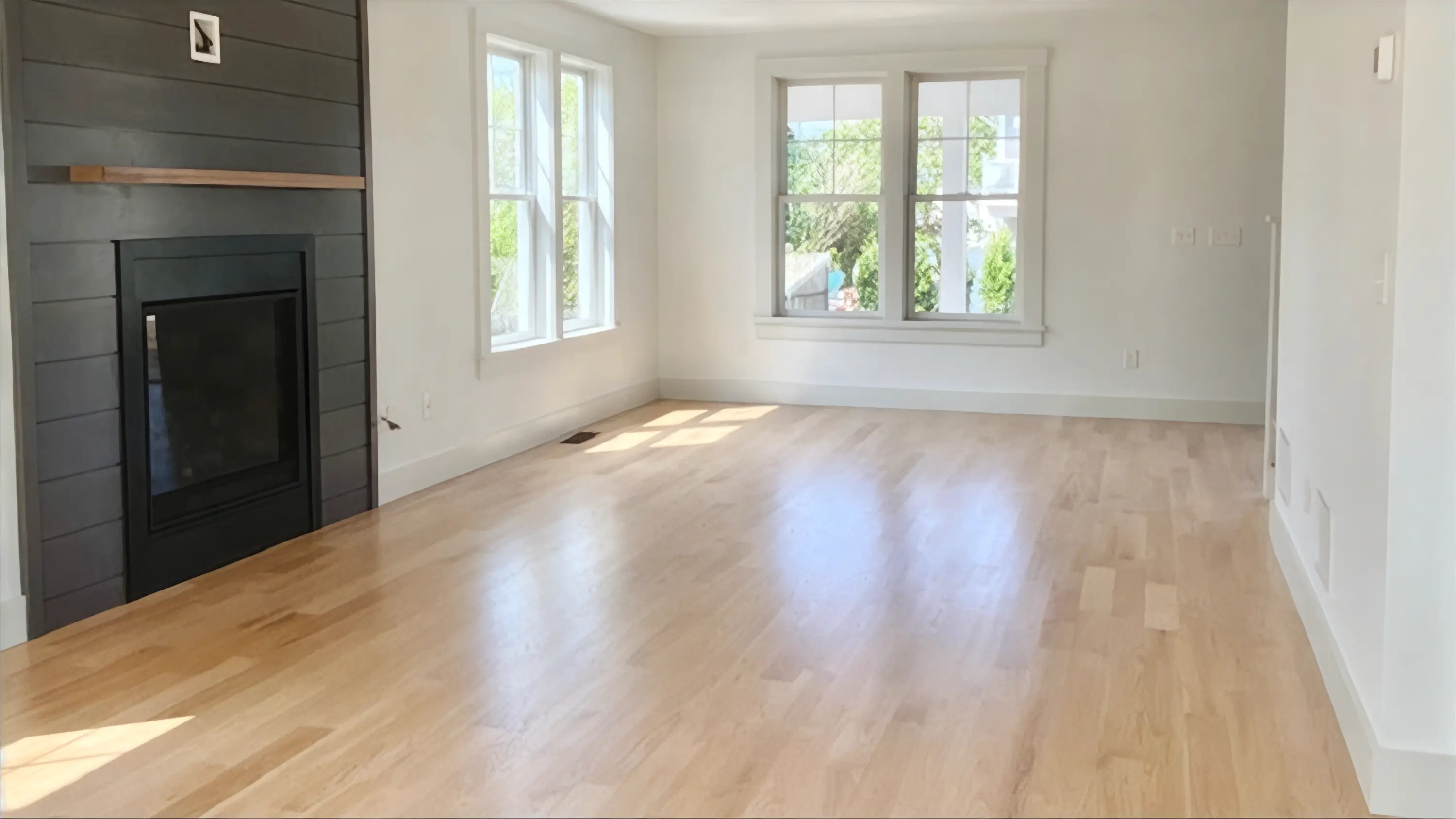 Empty room before our AI